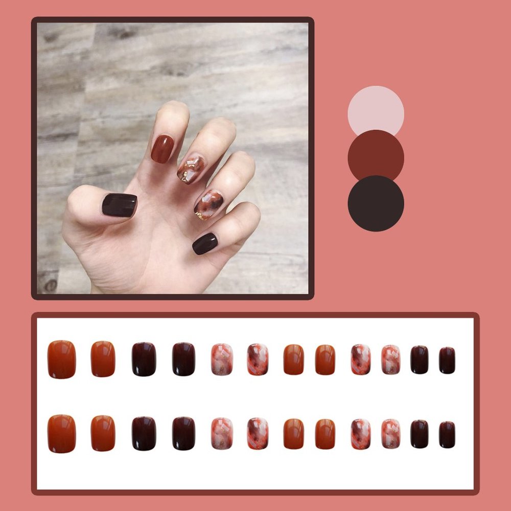 Press-on nails glue-on nails artificial nails fake